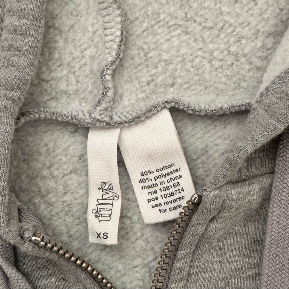 Gray Zip-Up Hoodie - Picture 3 of 6